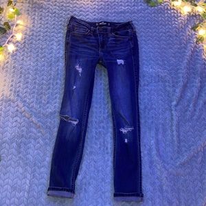 Hollister low rise crop super skinny